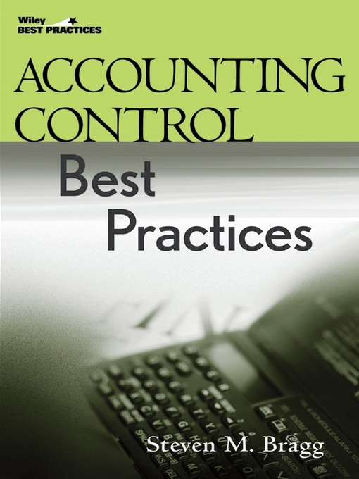 Title details for Accounting Control Best Practices by Steven M. Bragg - Wait list